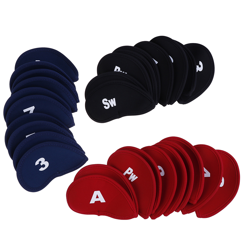 GoVentureGear 10pcs Neoprene Golf Câu lạc bộ Putter Head Cover Wedge sắt bảo vệ headcovers Bộ