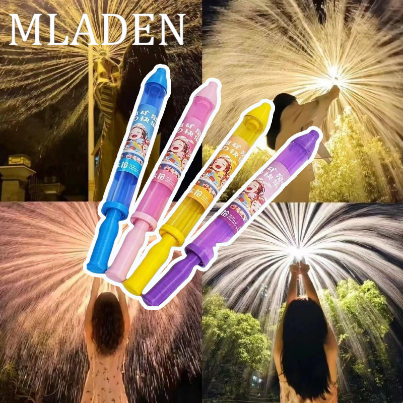 MLADEN ปืนฉีดน้ำ ปืนฉีดน้ำสงกรานต์ ของเล่นพลุและปืนฉีดน้ ปืนฉีดน้ำดอกไม้ไฟโรแมนติก คู่รักถ่ายรูปใต้ไฟถนน ราคา 89 บาท*ส่งฟรี