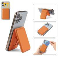 Tri-Town For Magnetic Wallet with Holder For iPhone 17/16/15/14/13/12 Series Premium Leather Card Bag Stand