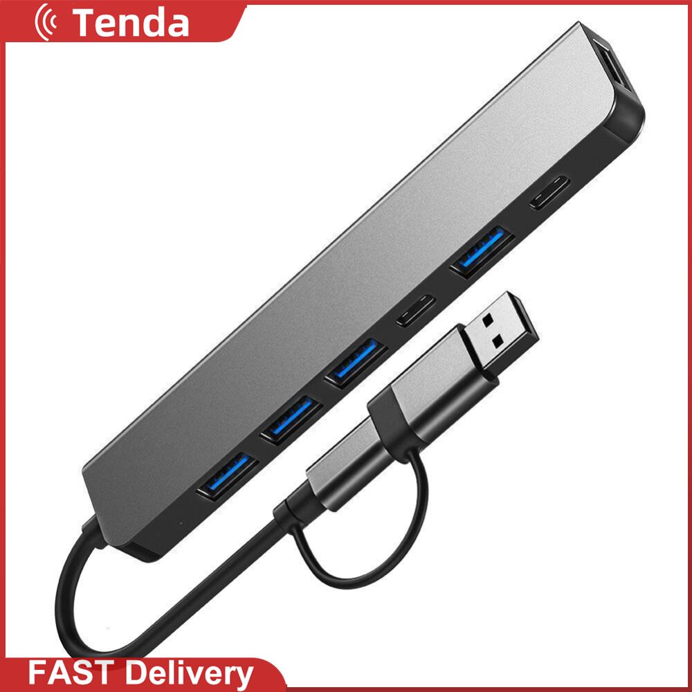 7 In 1 Expansion Dock Hub USB 3.0 2.0 Ports Type C To Card Reader USB C