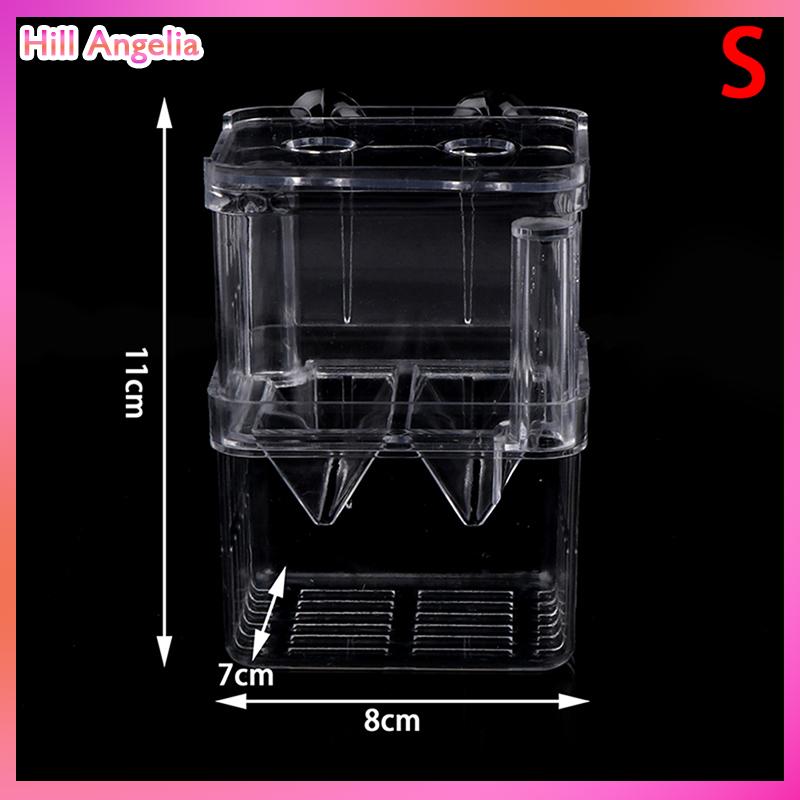 [Hill Angelia] Hai Tầng rõ ràng cá giống hộp cách ly bể cá bể cá nhà nở - 3