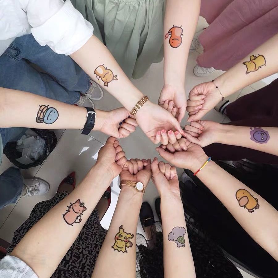Set 30 Tấm Hình Xăm Dán Chống Nước Hình Poke mon Dễ Thương Sticker dán pika