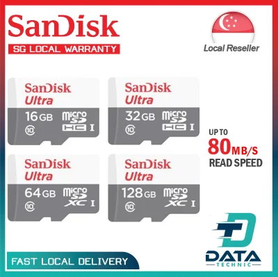 SanDisk Ultra Micro SDXC / SDHC UHS-I Memory Card 16GB / 32GB / 64GB / 128GB