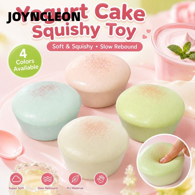JOYNCLEON Soft Yogurt Cake Squishy Toy with Slow Rebound for Stress Relief ราคา 58 บาท*ส่งฟรี