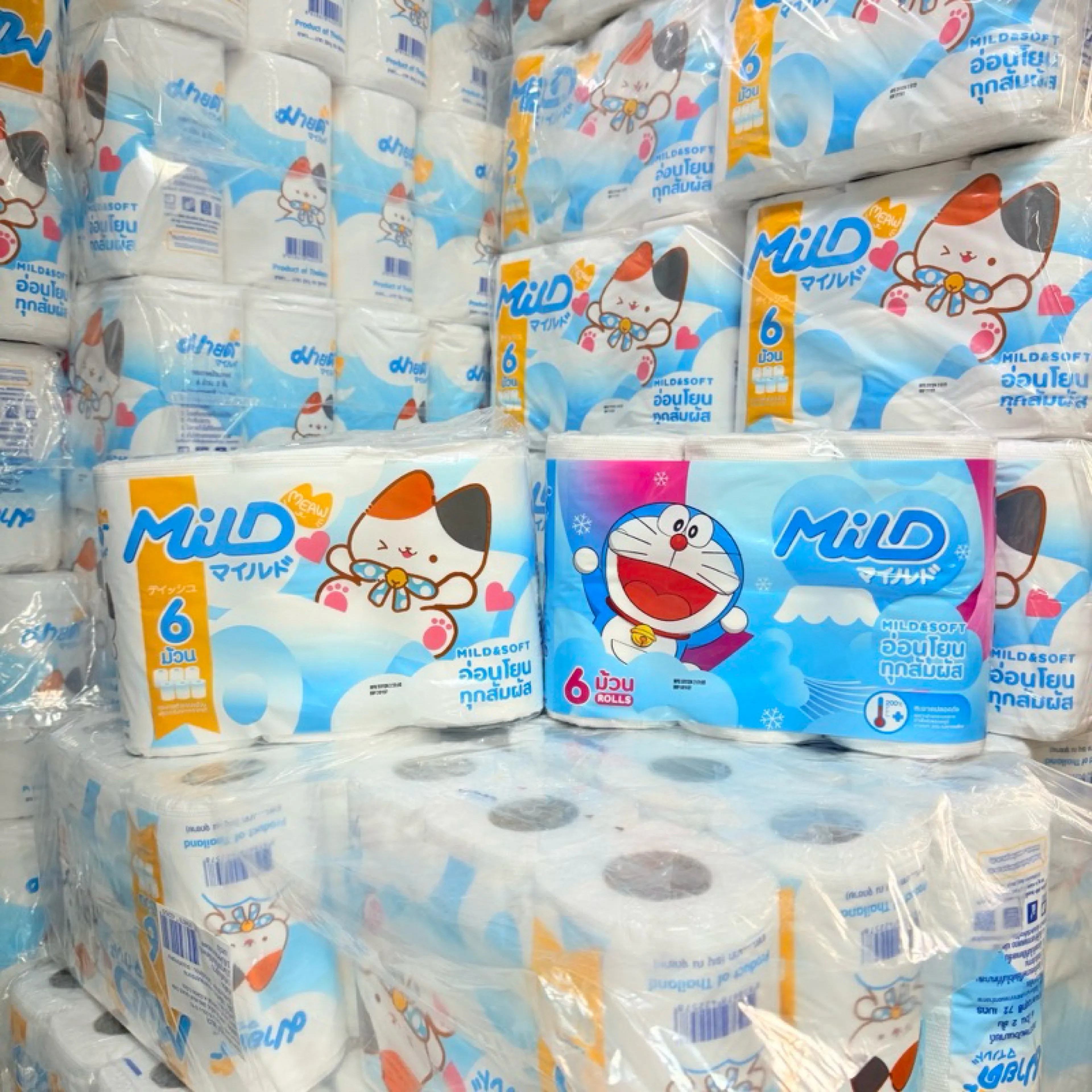 ทิชชู่ลิลลี่ Lily Vivy วีวี่ขายยกห่อ 48ม้วน สุดคุ้ม ทิชชู่ กระดาษชำระ -pipobrand