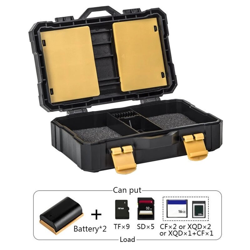 Sáng tạo phổ biến giá trị mua các trường hợp bảo vệ máy ảnh tốt nhất đồ đựng sắp xếp lưu trữ cho LP-E6 LP-E8 LP-E12 LP-E17 NB-13L EN-EL15 EN-EL14