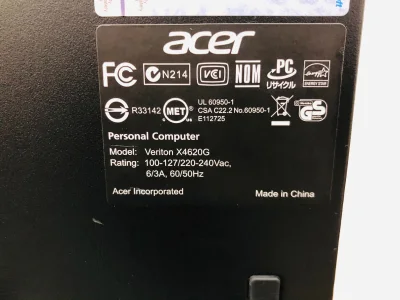 Acer Veriton X4620G DESKTOP i5-3rd Gen 8gb ram 500gb hdd Windows 10Pro