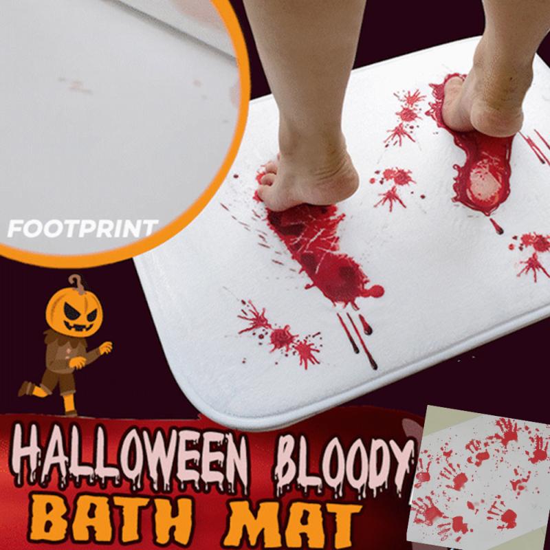 New Style Horrible Floor Mat Halloween Color Changing Carpet Bath Mat That