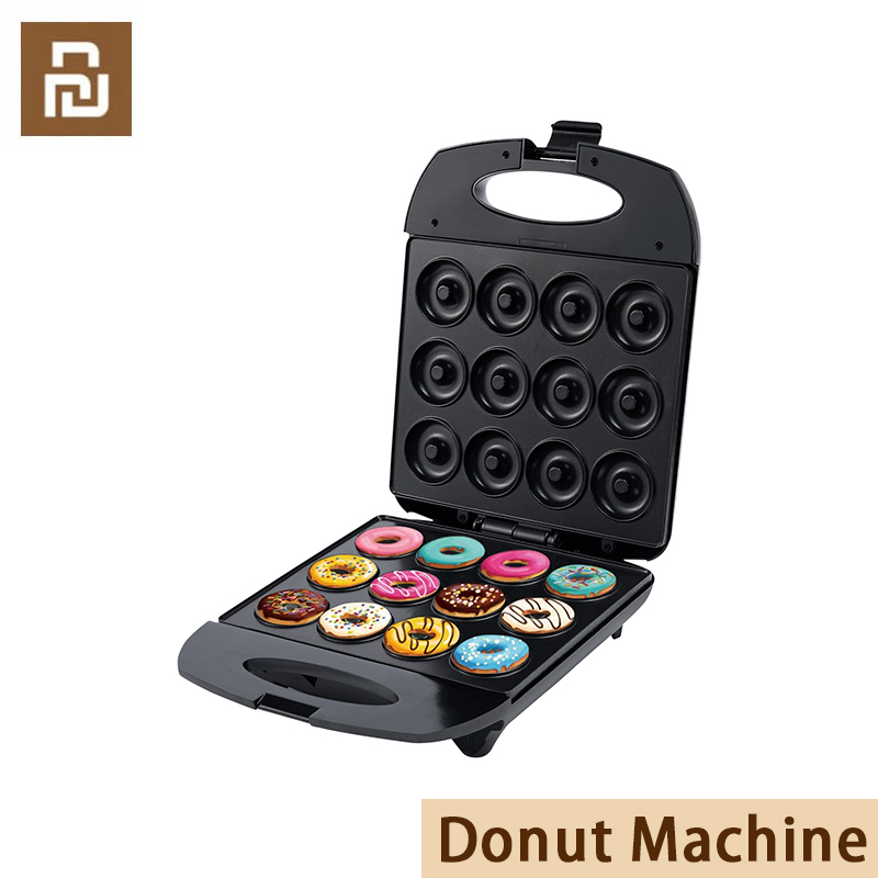 YouPin Máy làm bánh Donut Máy làm bánh tại nhà sokany821 Máy làm bánh Donut bánh mì Kẹo mềm