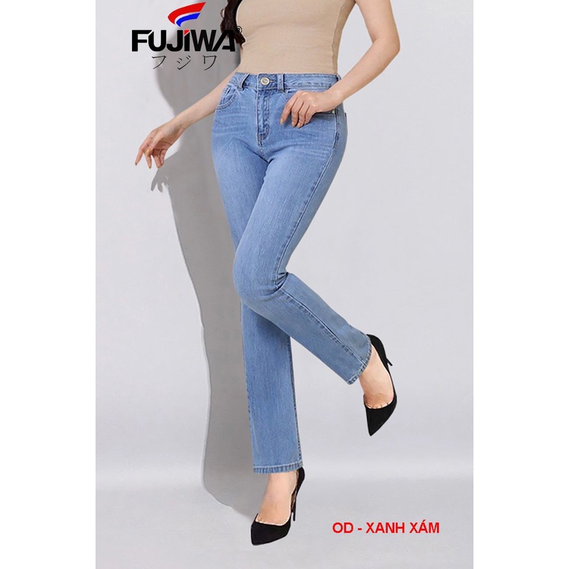 HalloweenQuần Jean Nữ Ống Đứng Không Ôm FUJIWA - OD. Jeans Có Thun Co Giãn, Lưng Cao Ngang Rốn, Ống Rộng 19-20cm. Size: 26 - 32CHristmas