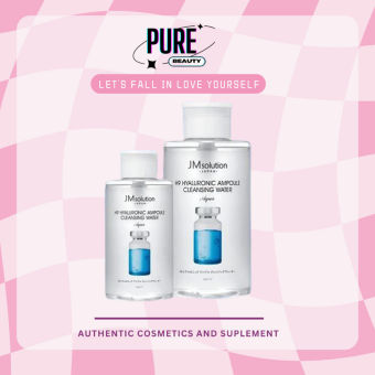 Nước Tẩy Trang JM Solution Hyaluronic Acid Hyaluronic Ampoule Cleansing Water Mọi Loại 500ml