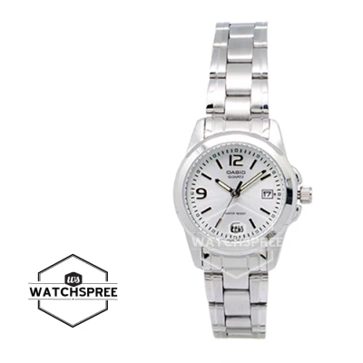 [WatchSpree] Casio Ladies' Standard Analog Silver Stainless Steel Band Watch LTP1215A-7A LTP-1215A-7A