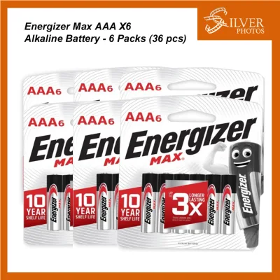 Energizer Max AAA(3A) x 6 Alkaline Battery - 6 packs (36pcs)