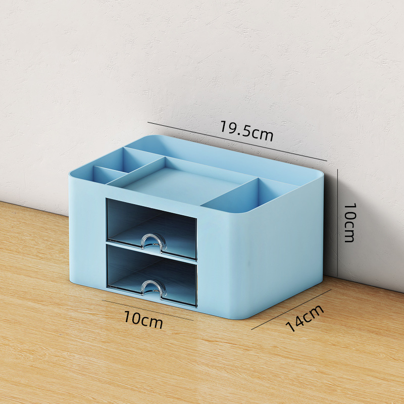 Kotak Pensil Meja Laci Mini Kotak Alat Tulis Desktop Organizer Storage Tempat Alat Tulis Penyimpanan Alat Tulis