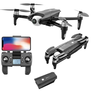 5G remote control brushless drone, anti-shake, high-definition three-axis gimbal camera, optical flow positioning and return four-axis aircraft