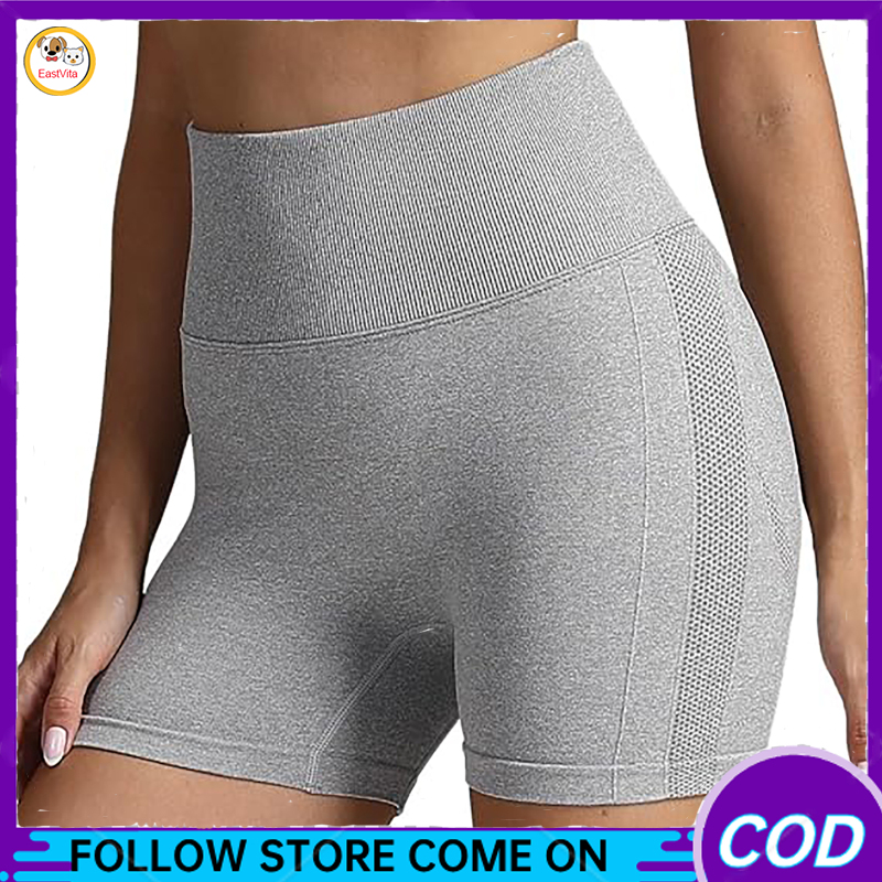 Yoga Shorts For Women High Waist Biker Shorts Butt Lifting Tights Short Pants For Exercise Workout Running