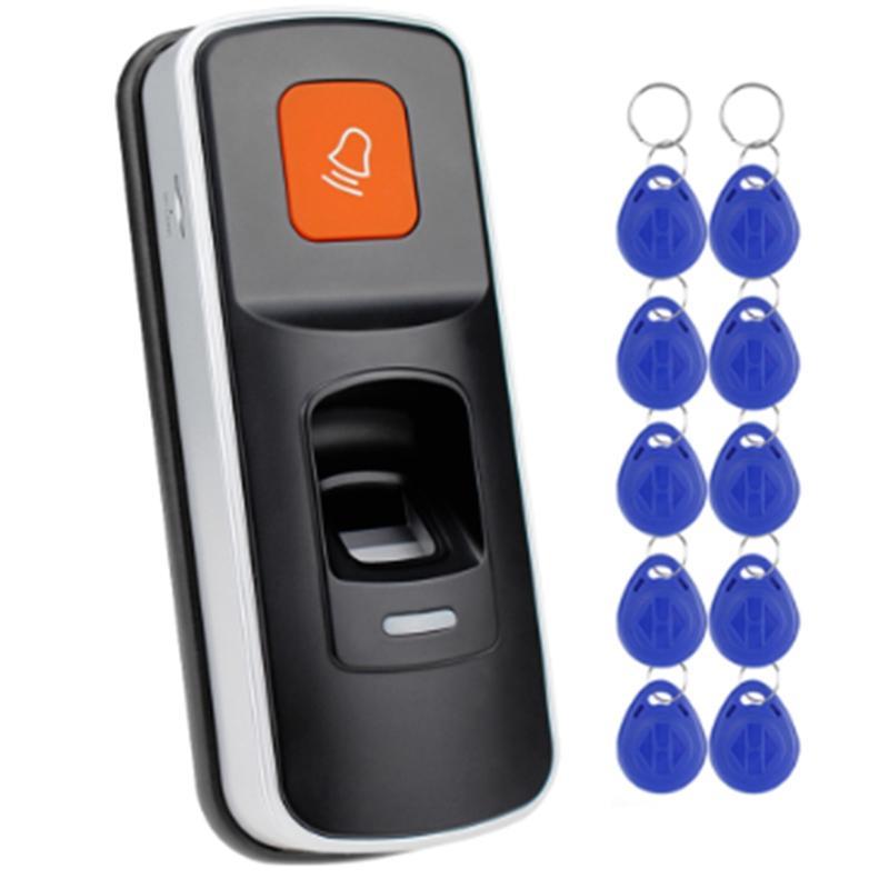 RFID Standalone Fingerprint Lock Access Control Reader Biometric Fingerprint Access Controller Door Opener Support SD Card Door LOCK Opener