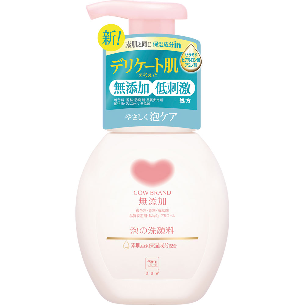 Kyoshinsha Milk Soap Cow Brand Mutenka Additive-free Foaming Face Wash Body 160ml Facial Cleansing Apply an appropriate amount (2-3 pumps) to your hands and wash gently, spreading it over the entire face. Then rinse thoroughly with water or lukewarm wate