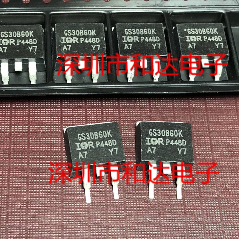 （Free Shipping）❍▬◆ GS30B60K IRGS30B60K Brand new imported in stock TO-263 600V 50A real picture can be shot directly