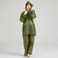 MBMSHEGH Raincoat Rain Pants Set Women Men Waterproof Split Rain Suit Jacket Pants Outdoor Sport Anti-storm For Adults