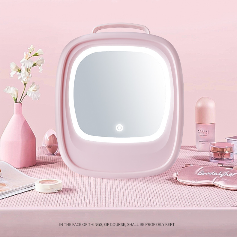Romoss 6l mẫu mới gương làm đẹp tủ lạnh ô tô mini xách tay ô tô gia đình đa năng tiết kiệm điện tủ lạnh nhỏ