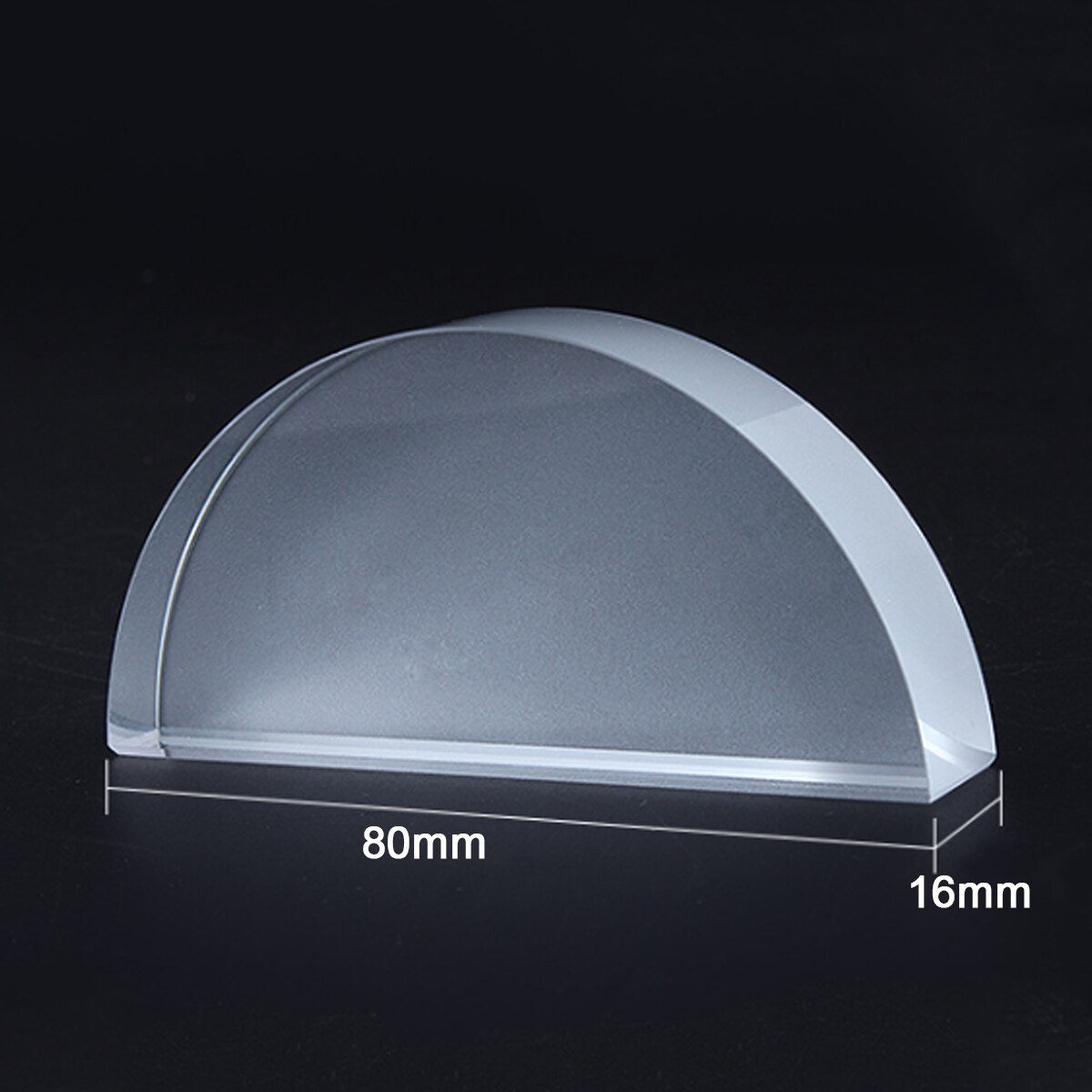Optical Biconcave Biconvex Glass Frosted Prism Light Refraction Lens Double Concave Double Convex Student Physical Experiment