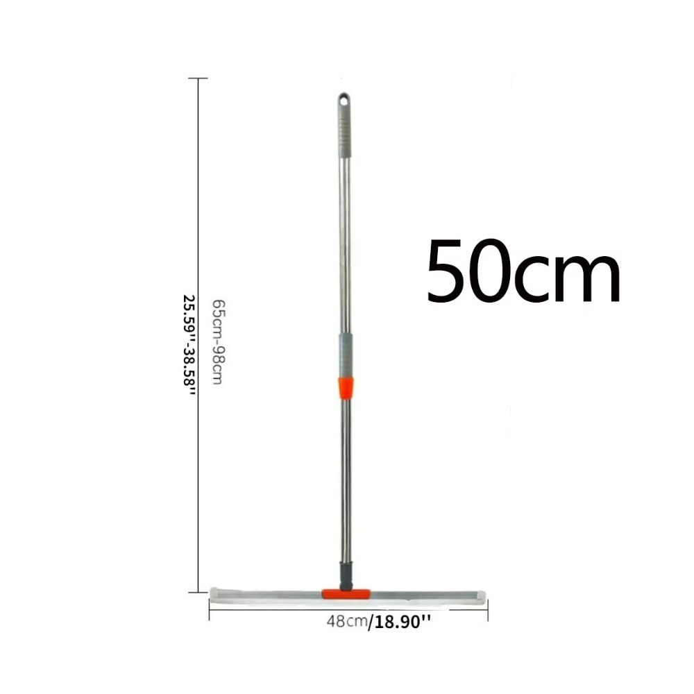 MAOLU500233906 Dụng cụ cạo bằng thép không gỉ Chổi silicone Cây chổi lười Chất tẩy vết nước Dụng cụ tẩy lông không dính Bền bỉ Linh hoạt Máy cạo sàn Làm sạch sàn nhà tắm - 2