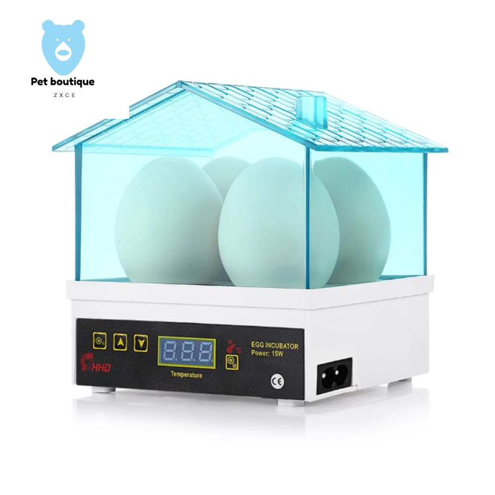 ZXCE Thông minh Lồng ấp Mini 4 trứng Tiết kiệm điện Điện Máy ấp trứng tự động Dụng cụ gia cầm tại nhà Nhựa Lồng ấp trứng ngỗng Cho gà vịt Trứng chim