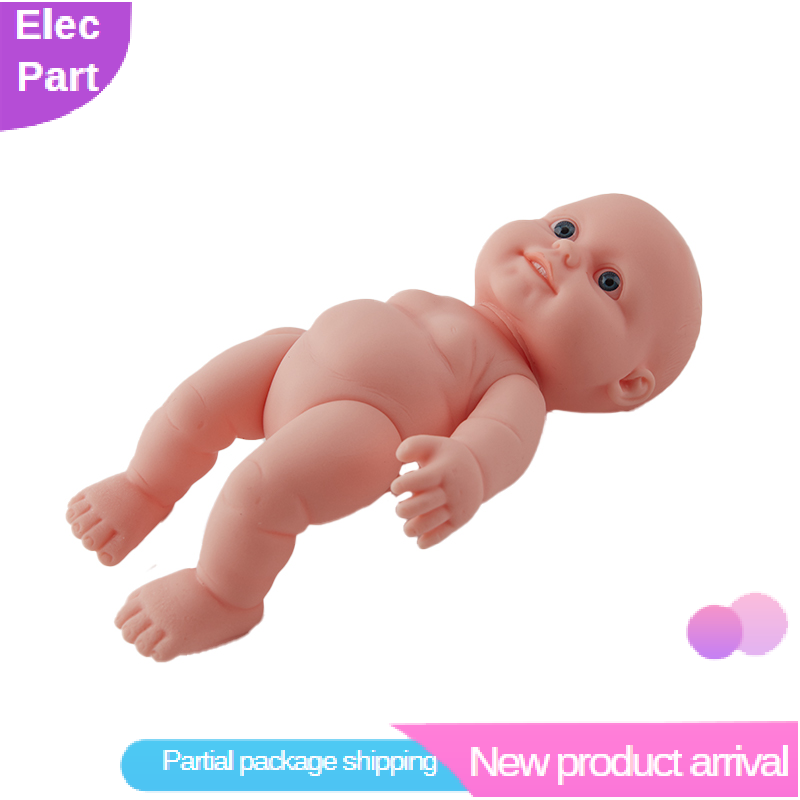 Elec Part Búp bê em bé 12cm thực tế mô hình mô phỏng trẻ sơ sinh bằng nhựa