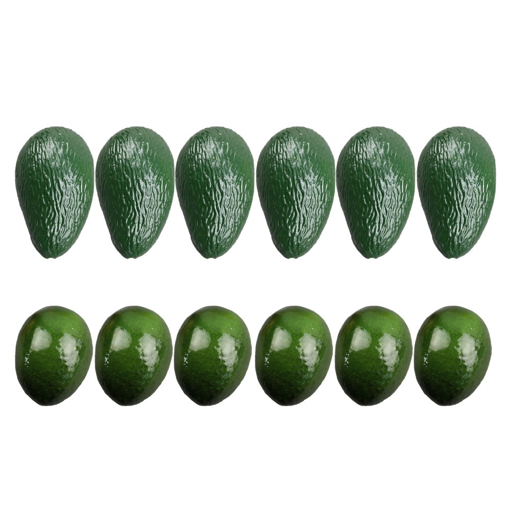 【Fast delivery】 Home Decor Artificial Plastic Foam Fake Avocado 6Pcs Avocado Brand New ราคา 182 บาท*ส่งฟรี