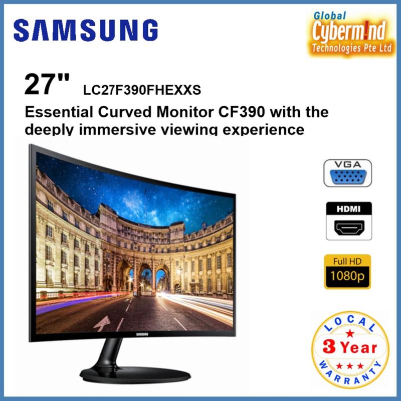 (PROMO) Samsung Monitor 27 Curved Monitor C27F390 / C27F390FHE (Local Distributor Stocks / Samsung Singapore On-Site Warranty / Brought to you by Cybermind 20years in Singapore!) Singapore