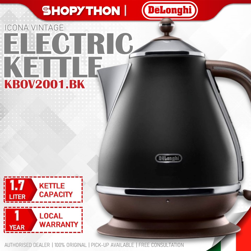 Electric kettle DeLonghi distinta kbi2001, 1,7 L kettles Tea Home
