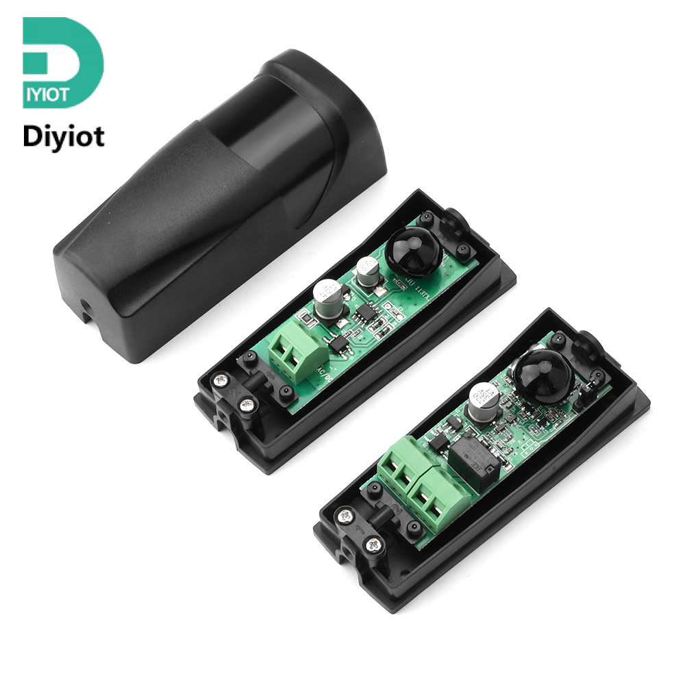 Diyiot photocell cảm biến cho mở cửa phổ biến ngoài trời tia hồng ngoại cảm biến trượt mở cửa Phụ kiện DC12-24V