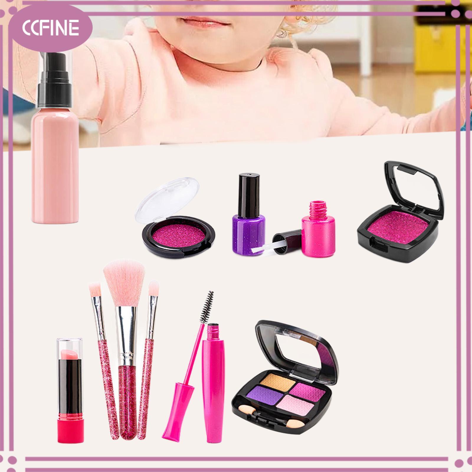 Ccfine trẻ em trang điểm Bộ đồ chơi mỹ phẩm Playset mỹ phẩm đồ chơi công chúa