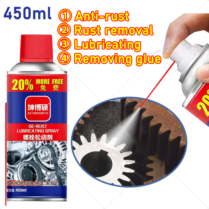 450ML Rust Remover for Metal Universal Rust Removal De-dust