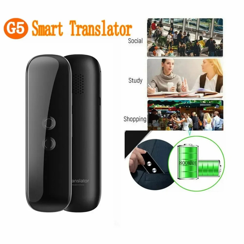 G5 thiết bị ngôn ngữ giọng nói độ chính xác cao dịch thời gian thực với 40 ngôn ngữ dịch từ Điển Bỏ Túi di động từ điển và dịch giả