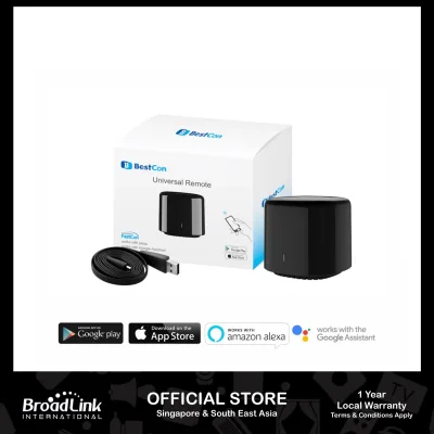 BroadLink BestCon Series - RM4C Mini, Smart Home Automation, IR Blaster, Universal Remote Controller, Smart Home, Smart Gadget