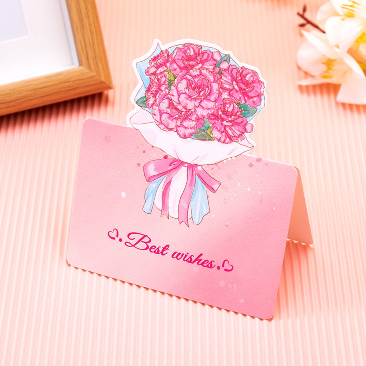 Thiệp Quà Tặng Chúc Mừng Họa Tiết Dễ Thương Sang Trọng- Sally shop