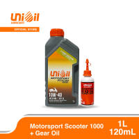 UNIOIL Motosport Scooter 1000 and Scooter Gear Oil Bundle