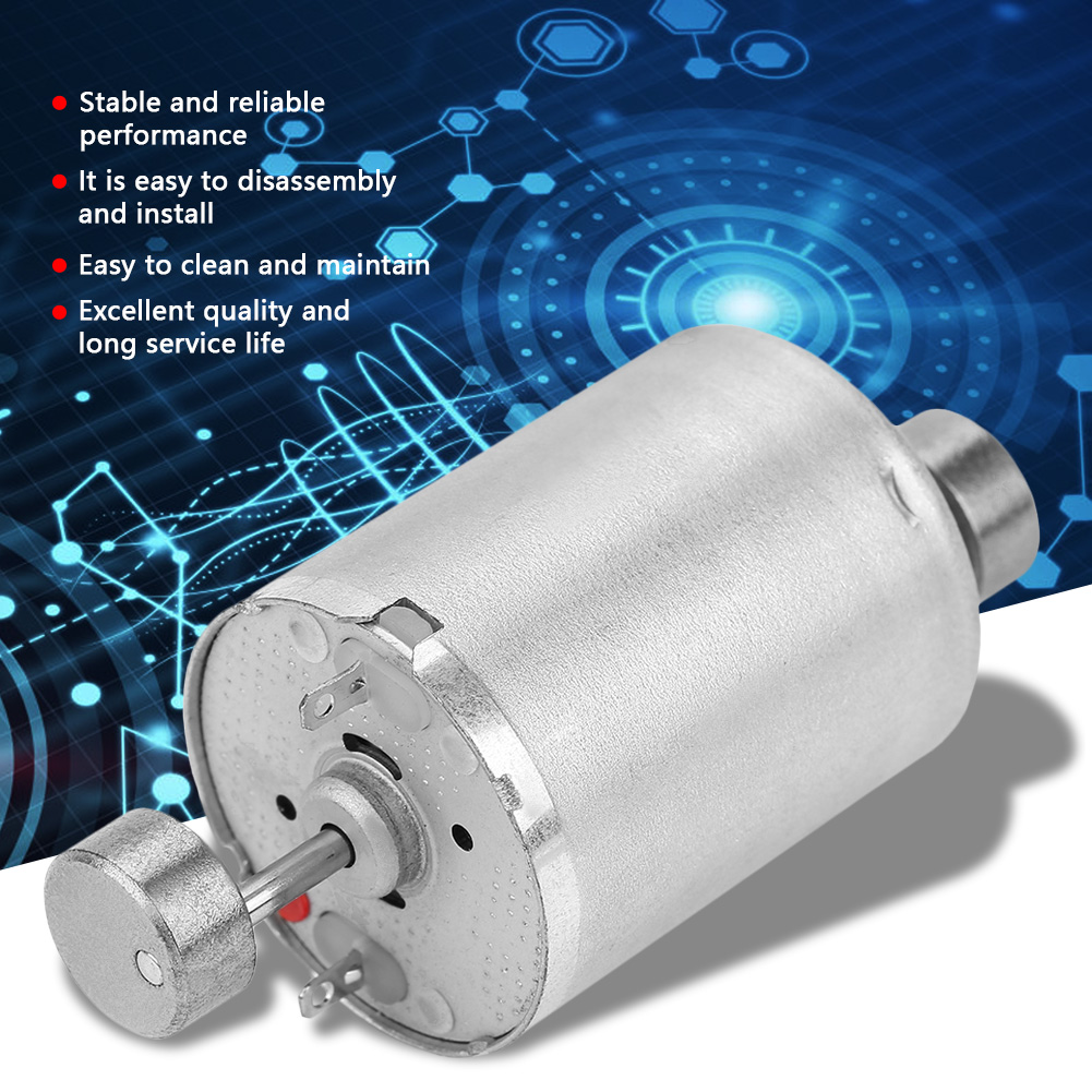 Động cơ rung Động cơ điện mini trục đôi DC 12V Thay thế động cơ rung siêu nhỏ cho mẫu điện