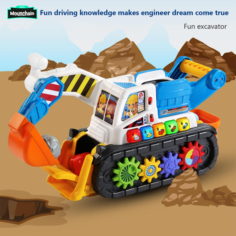 Kid's Fun Excavator Engineering Car Toy With Music Interactive Voice Scoop & Play Digger Model Toy Car For Boys ราคา 2,478 บาท*ส่งฟรี