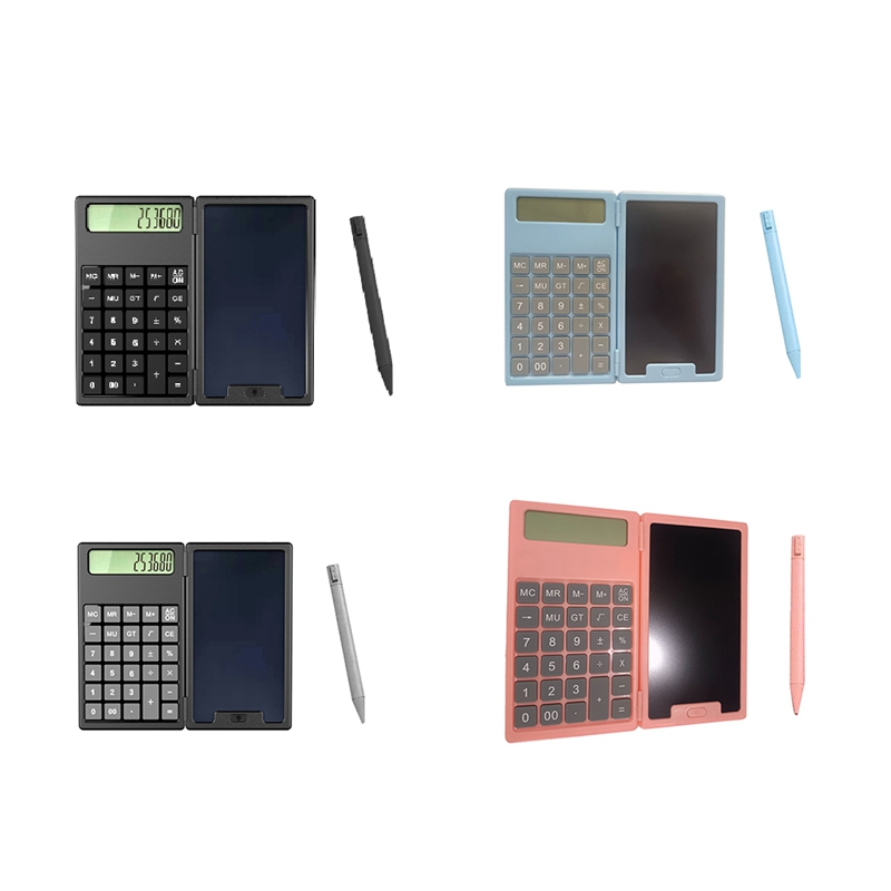School Season Scientific Calculator Folding Tablet Business Portable Calculator LCD Tablet - 2