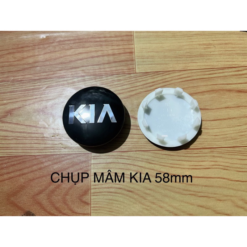 Chụp mâm kia 58mm giá rẻ phù hợp đa số dòng xe kia