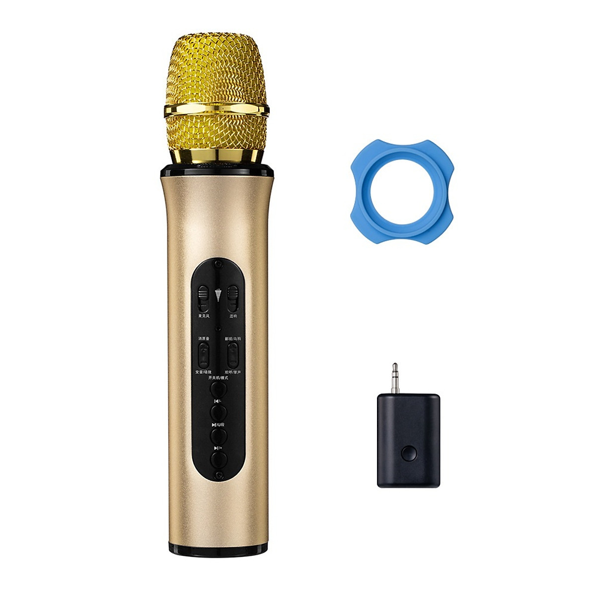 Micro Karaoke Bluetooth kèm loa cao cấp hát điện thoại máy tính bảng