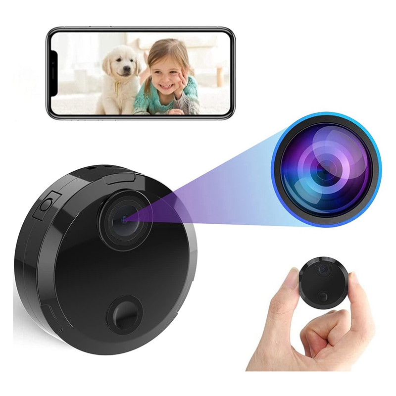1080P Full Camera, Micro-Camera with Motion Detect and 4 Night Vision Lamps