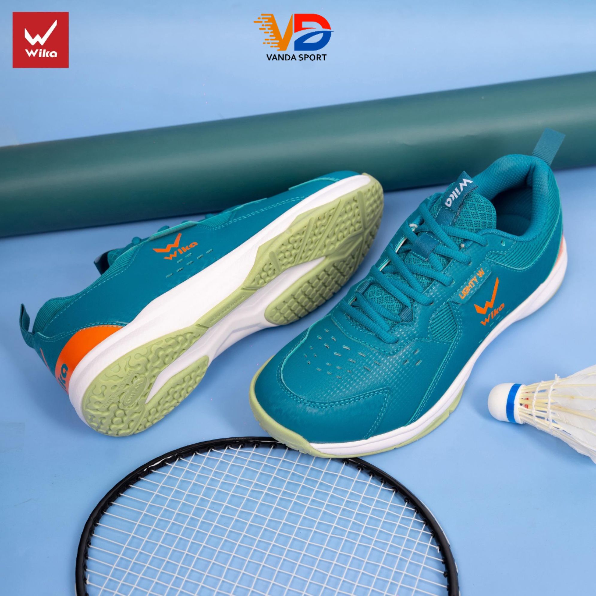 Giày Cầu Lông Giày pickleball Wika Maru Giày thể thao đa năng chính hãng Wika - Da PU Chống Xước (có