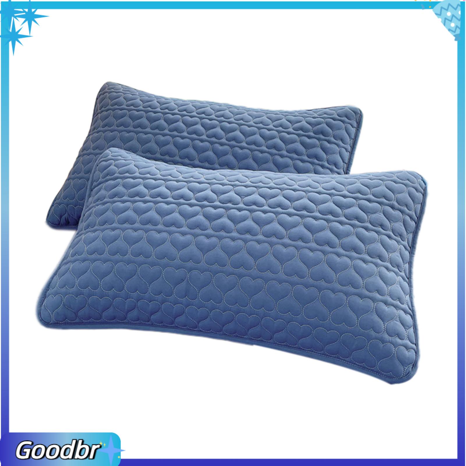 Goodbro vỏ gối bền lâu vỏ gối Họa Tiết Trái Tim Chống Thấm Nước Họa Tiết Trái Tim vỏ bảo vệ gối Vỏ Gối Phong bì chần cho phòng ngủ gia đình chống bụi mồ hôi Yêu thích