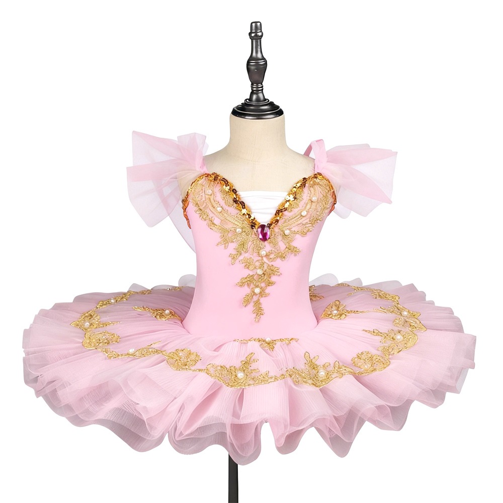 HUISHU Hiện đại Váy ballet cho trẻ em Váy tiệc Phồng Váy tutu ballet Thời trang Đầm sequin Trang phục khiêu vũ Bé gái - 2