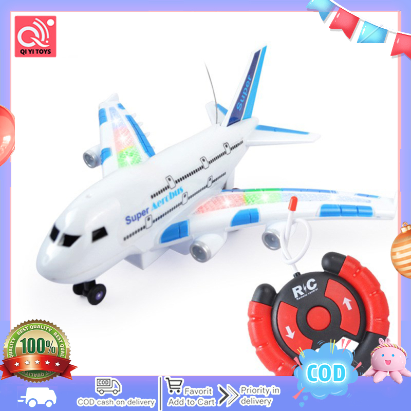 Remote Control Airplane A380 Smart Electric Airbus with Flashing Lights