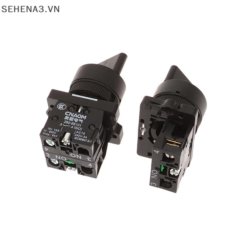 SEHVN 1 mảnh 2 3 vị trí 1no1nc 1NO 2NO chốt tự khóa tạm thời Selector ROTARY push button chuyển XB2-ED21 XB2-ED25 XB2-ED33